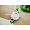 brand ceramic full crystal lady wrist women fashion hand watch